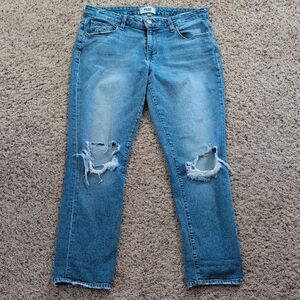 PAIGE Brigitte Ripped Blue Jeans Sz 28